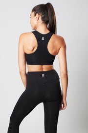Sports Bra - Marl Black