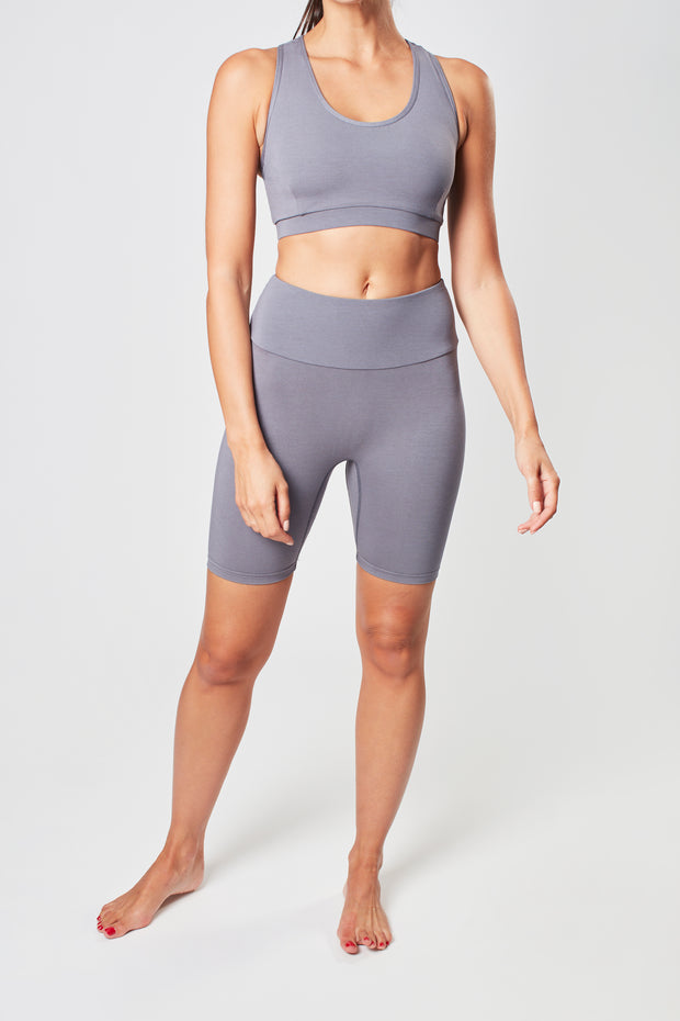 Biker Shorts - Pearl Grey
