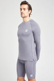 Long Sleeve Top - Pearl Grey