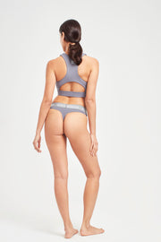 Zero Waste Thong - Pearl Grey