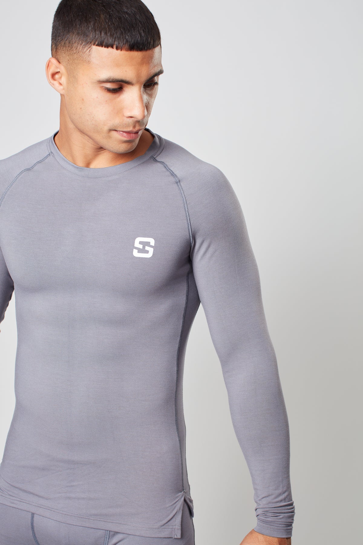 Long Sleeve Top - Grey – Sōma Sportswear
